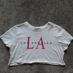 LA crop top